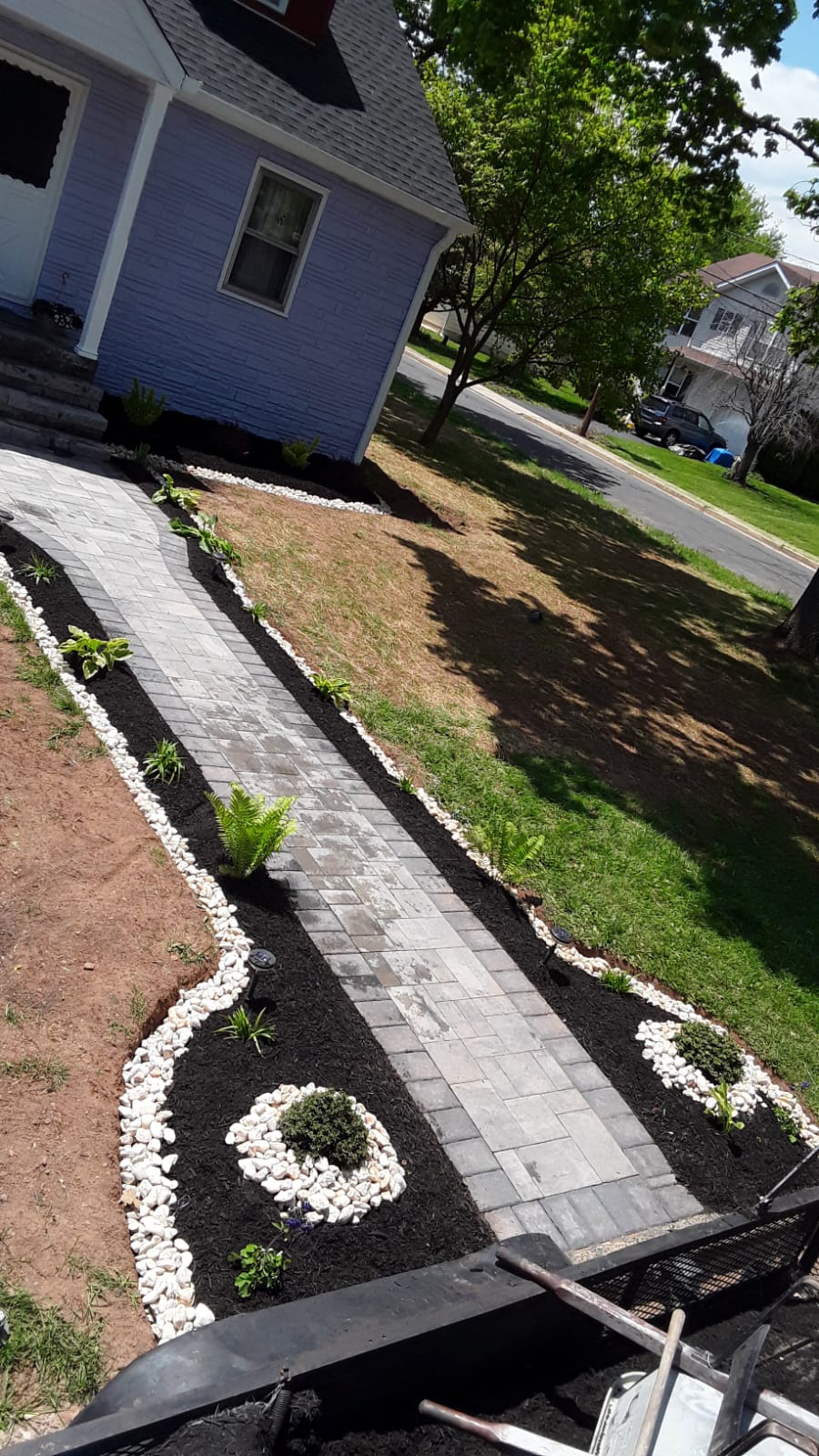 Landscaping project by D&P Land Care Construction LLC in New Jersey